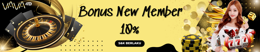 Bonus new member 10%